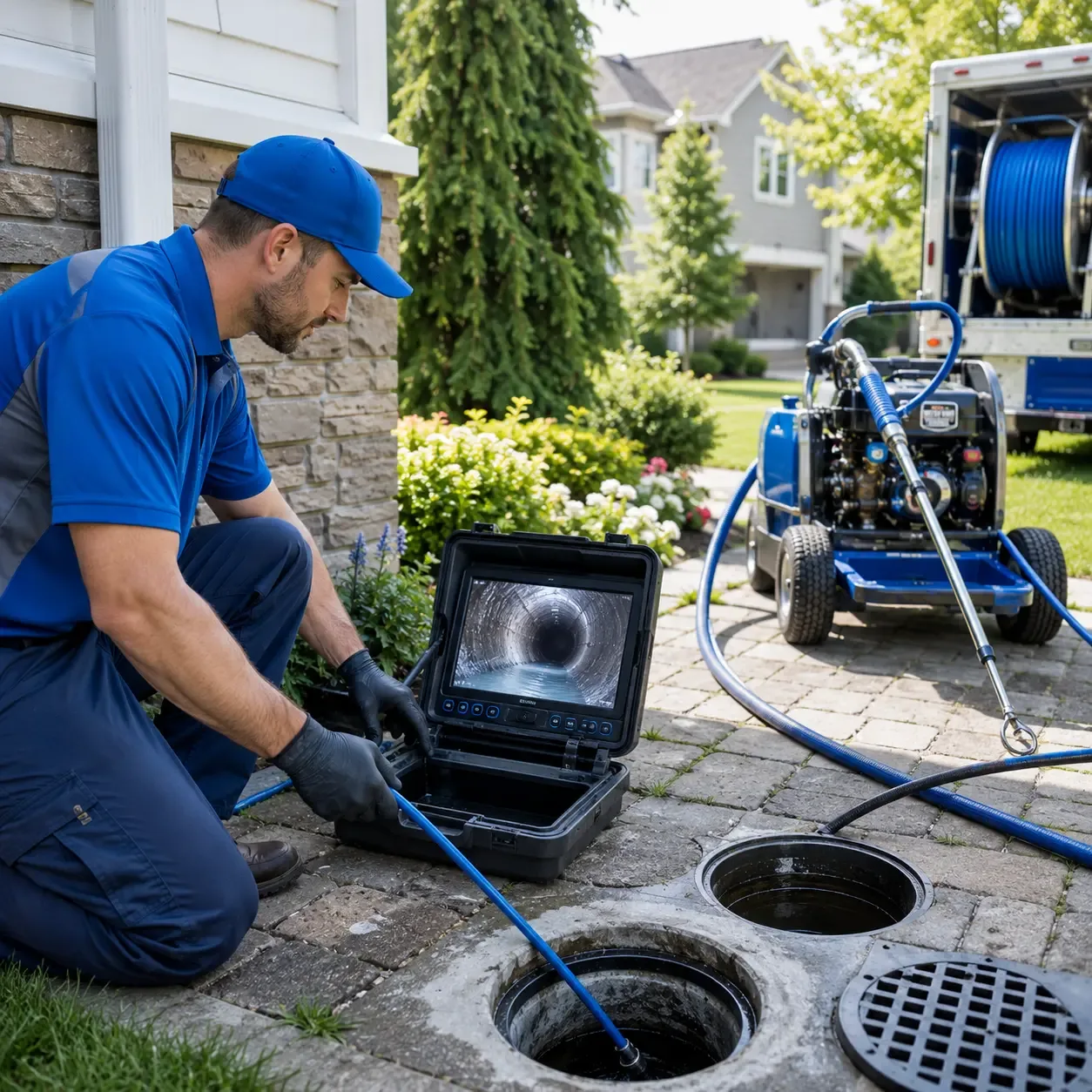 Outdoor drain cleaning professionals serving Middle Amana, IA